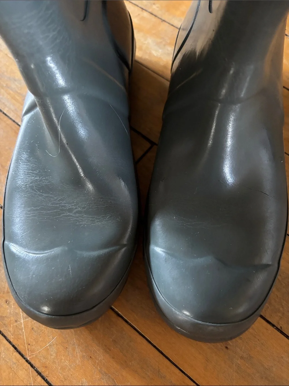 HUNTER Original Tall Grey Waterproof Rain Boots